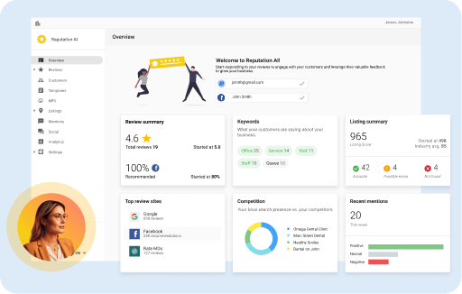repuationai dashboard